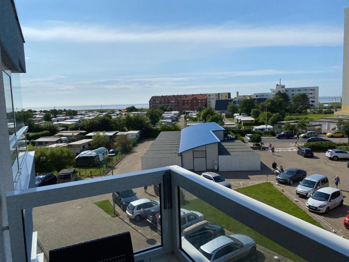 Frische Brise Ferienwohnung Mit Meerblick Cuxhaven Exterior foto