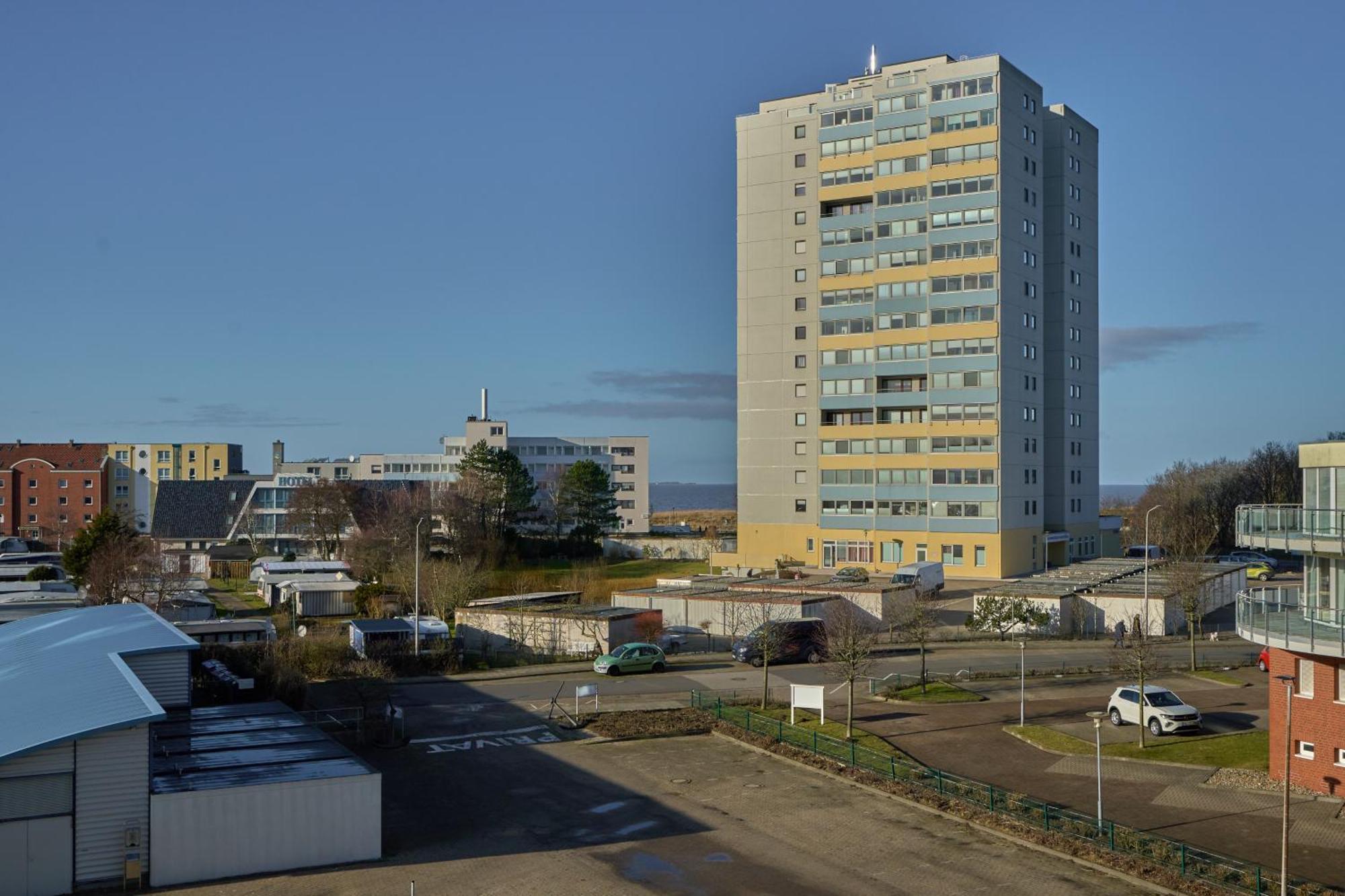 Frische Brise Ferienwohnung Mit Meerblick Cuxhaven Exterior foto